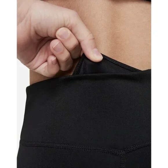 NWT Nike Dri-FIT One Capri Leggings Tight Fit Black Girl Size XS (5/6) - Picture 5 of 5